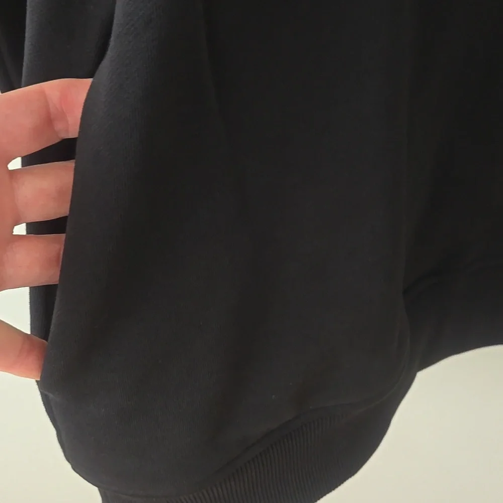 Hugo Boss Black Hooded Mend Sweatshirt Hoodie Unisex SZ S - Picture 7 of 9